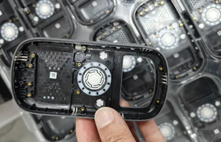 Plastic-insert-LSR-assembly